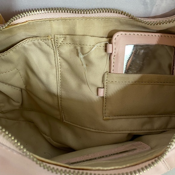 NWOT Baby Pink Leather Hobo - Picture 4 of 11